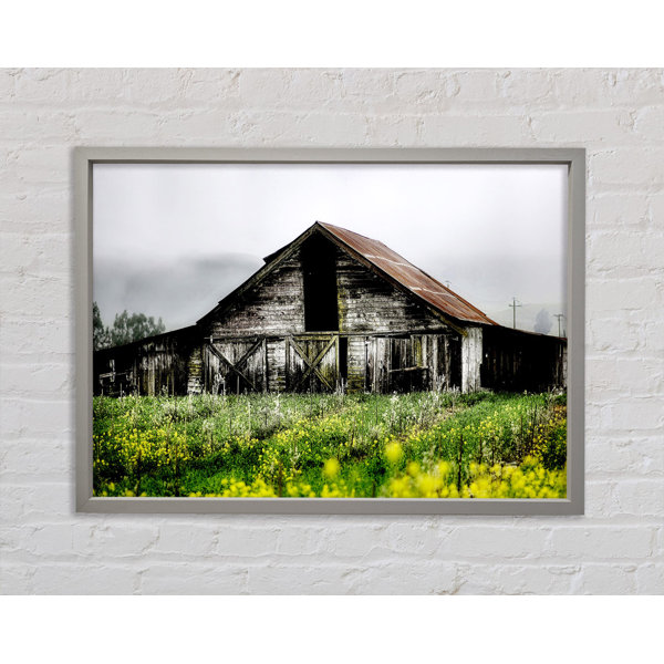 Brambly Cottage Alte Scheune Einzelner Bilderrahmen Kunstdrucke auf